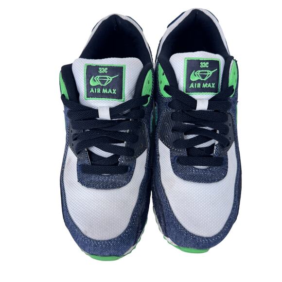 Nike Air Max 90 SE Scream Sneakers Mens US 6 White Round Toe Lace Up DN4155-001 - Picture 5 of 10